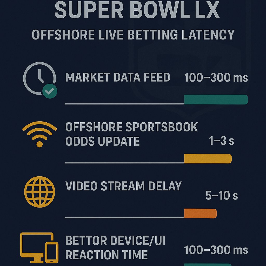 Diagram illustrating streaming delay compared to sportsbook live odds updates